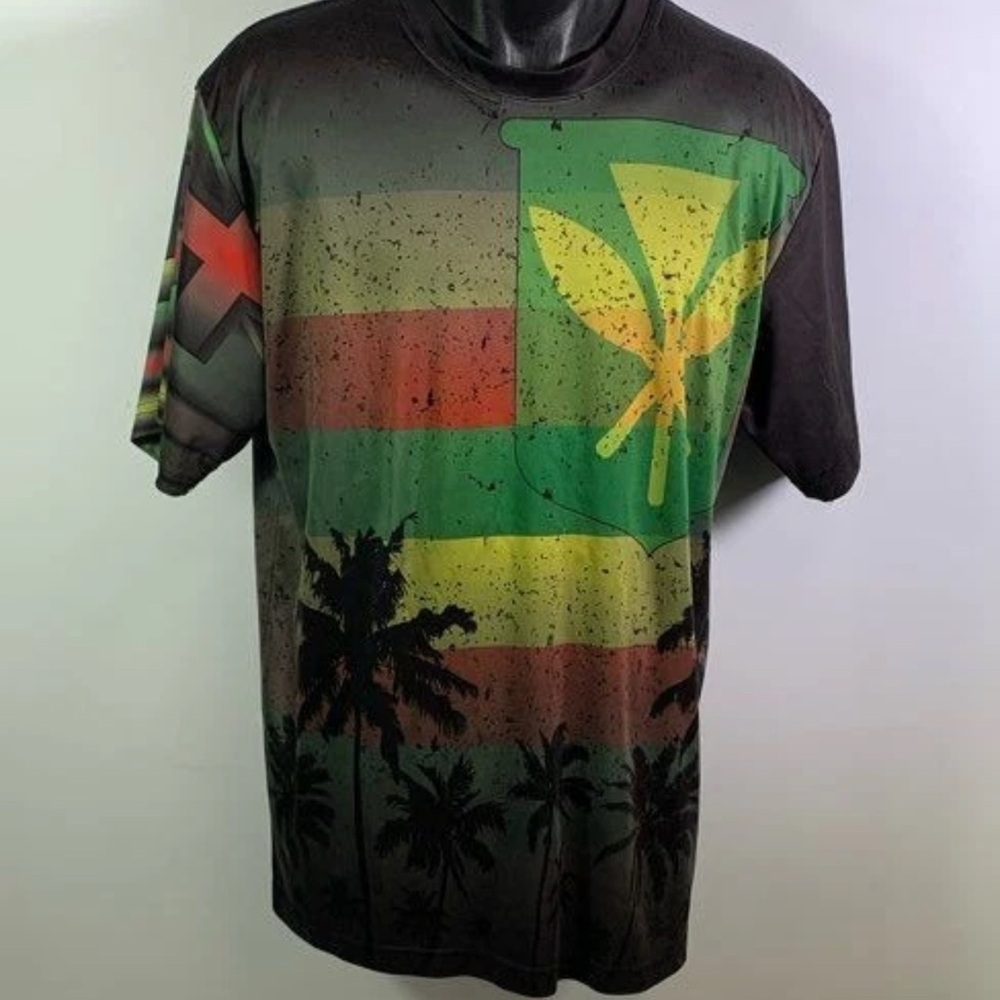 HICALIBER Multi-pattern Short Sleeve Pull-over T-shirt/Tank top Men - Size LARGE